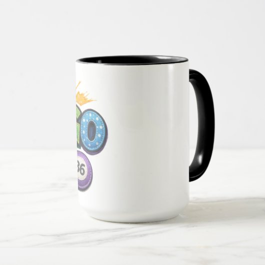 BINGO Patchwork Appliqué  マグカップ (正面右)