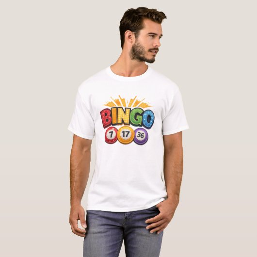 BINGO Patchwork Appliqué  Tシャツ (正面フル)