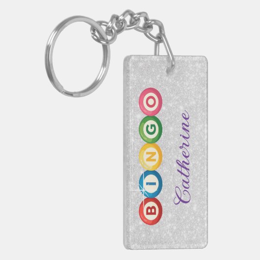 Bingo Personalized Keychain キーホルダー (正面左)