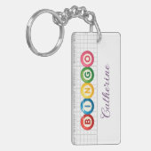 Bingo Personalized Keychain キーホルダー (正面左)