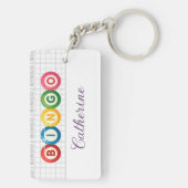 Bingo Personalized Keychain キーホルダー (裏面)
