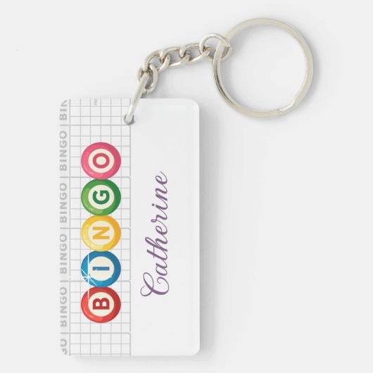 Bingo Personalized Keychain キーホルダー (裏面)