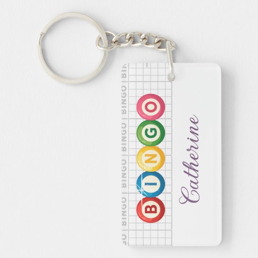 Bingo Personalized Keychain キーホルダー (正面)