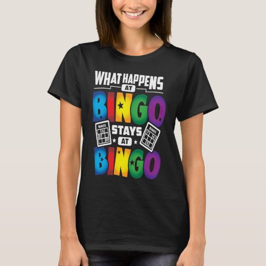 Bingo Player    Bingo Game Men Women Kids Tシャツ (正面)