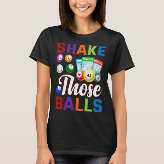 Bingo Player Bingo  Shake those balls Tシャツ (正面)