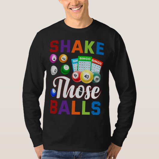 Bingo Player Bingo  Shake those balls Tシャツ (正面)
