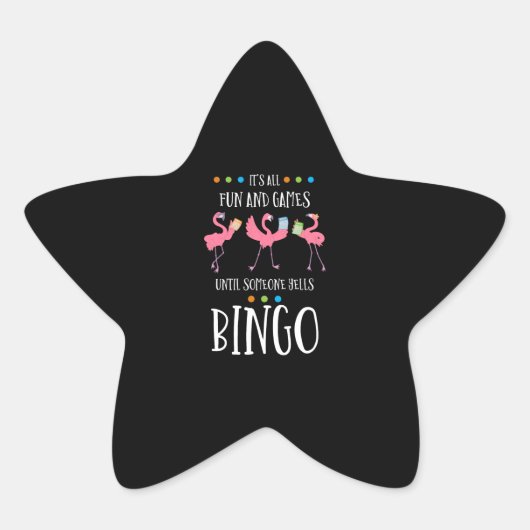 Bingo Player, Flamingo, Bingo Balls 星シール (正面)