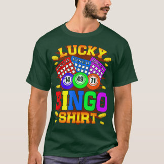 Bingo Player Grandma Grandpa Bingo Gambling Tシャツ