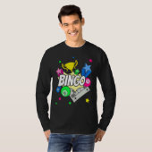 Bingo Player Lotto Bingo Winner Gambling Lottery B Tシャツ (正面フル)