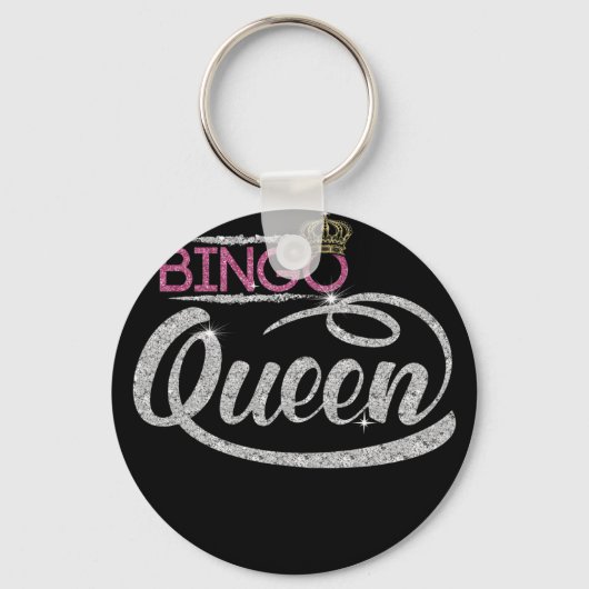Bingo Queen – ビンゴプレーヤーDimond Gift キーホルダー (正面)
