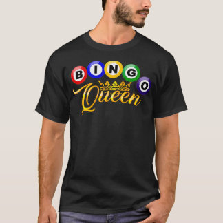 Bingo Queen Cool Poker Matriarch Gift Tシャツ