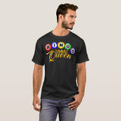 Bingo Queen Cool Poker Matriarch Gift Tシャツ (正面フル)