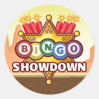 Bingo Showdownスタンプ ラウンドシール