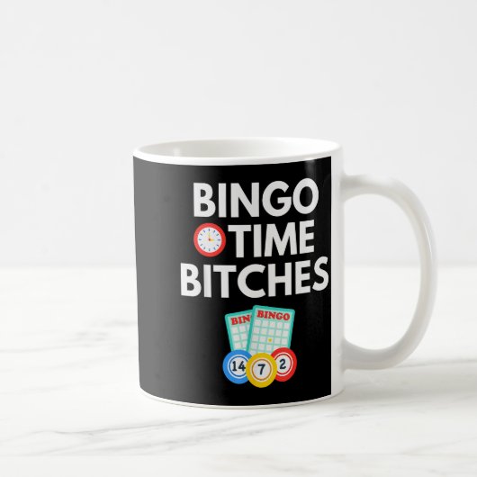 Bingo Time Es Funny Bingo Player Game Lover Gift H コーヒーマグカップ (右)