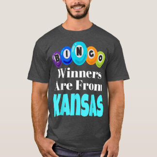 Bingo Winners Are From Kansas Funny Game Night Bin Tシャツ