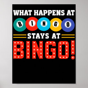 BingoStays At Bingo Luckyで起こおもしろいる ポスター