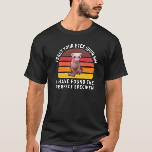 Bingusミーム完璧な検体おもしろい無毛Sp Tシャツ (正面)