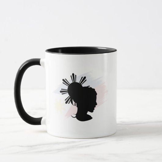 Binibining Pilipinas Filipina Rising Sun Mug Proud マグカップ (左)