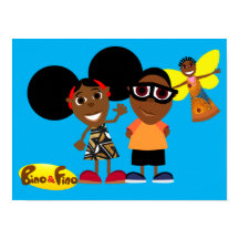 BinoとFinoが一緒にポスター