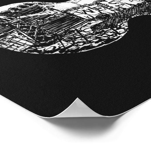 Binocular view to the west ポスター (角)