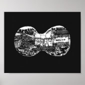 Binocular view to the west ポスター (正面)