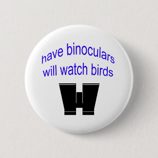 binosを見ます鳥を持って下さい 缶バッジ