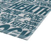 Bio Nuage de Mots Texte Modèle Biodiversité カッティングボード (角)