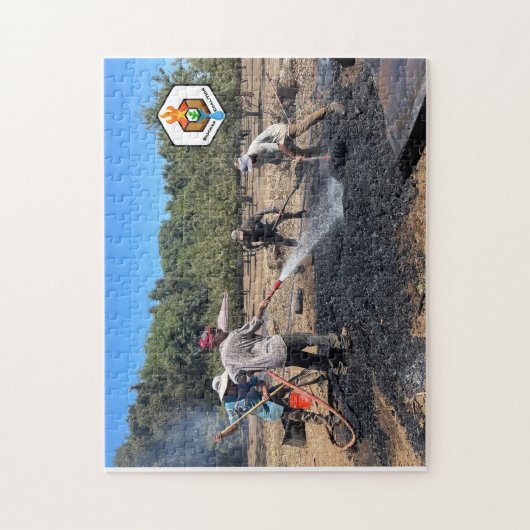 Biochar Crew ジグソーパズル (縦)