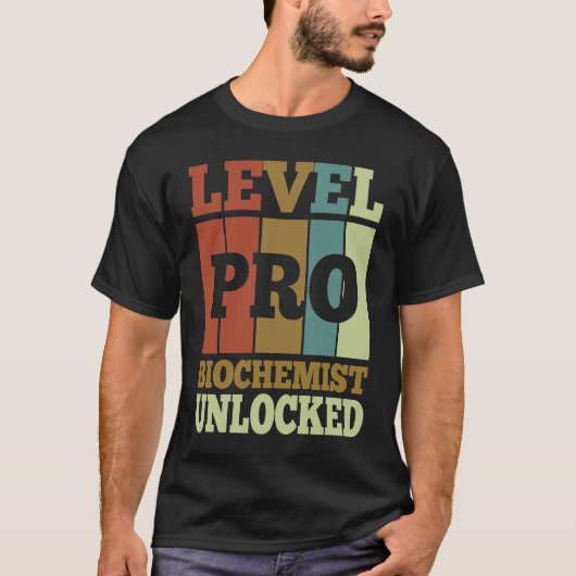 Biochemist Pro Unlocked Vintage Style Unique Tシャツ (正面)