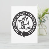 Biodegradable Invitations 招待状 (スタンド正面)