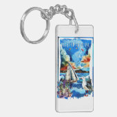 Biograd na Moru キーホルダー (正面左)