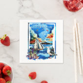 Biograd na Moru スタンダードカクテルナプキン (インサイチュ)