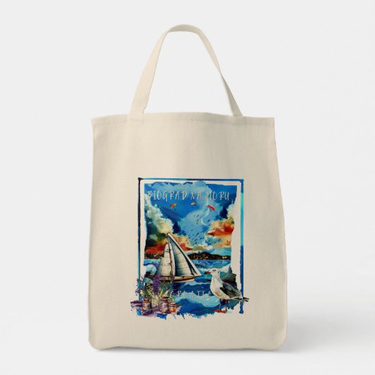 Biograd na Moru トートバッグ (裏面)