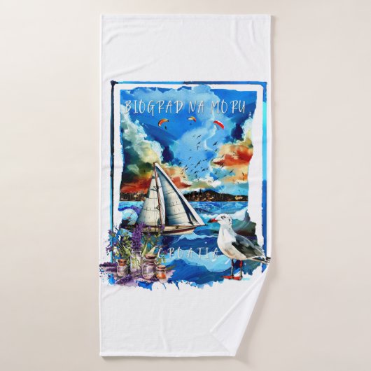 Biograd na Moru バスタオルセット (バスタオル)