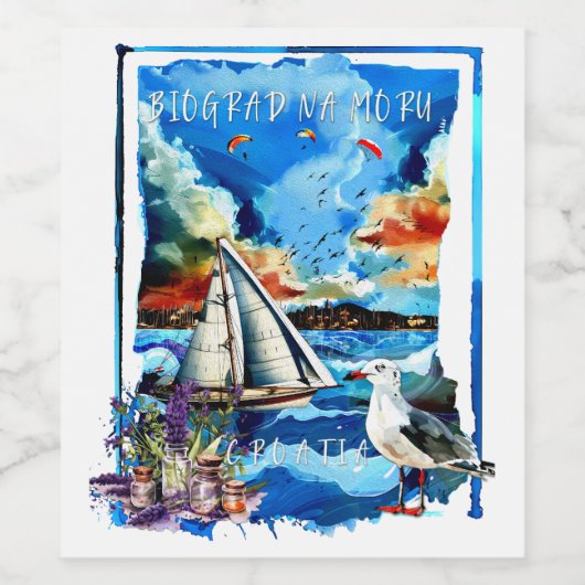  Biograd na Moru ワインラベル (シングルラベル)