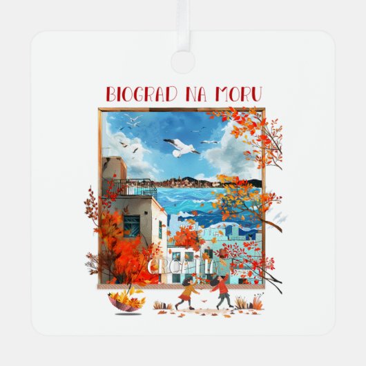 Biograd na Moru 2 メタルオーナメント (正面)