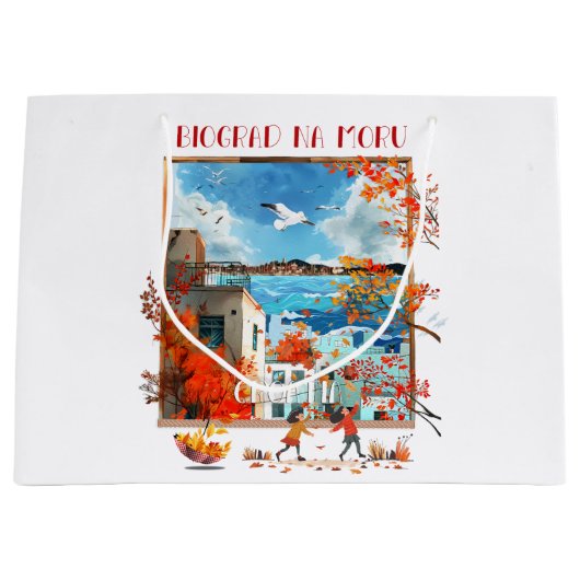Biograd na Moru 2 ラージペーパーバッグ (正面)