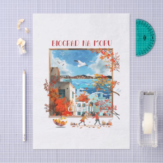 Biograd na Moru 2 薄葉紙 (クラフト)
