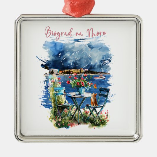 Biograd na moru 3 メタルオーナメント (正面)