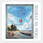 Biograd na moru 4 スクエアシール (正面)