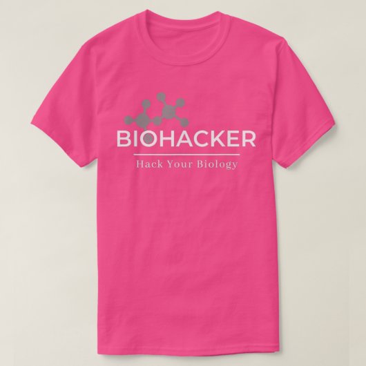 Biohacker Biohacking your Biology Biohack Crisper  Tシャツ (デザイン正面)
