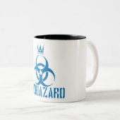 BIOHAZARD（青） ツートーンマグカップ (正面右)