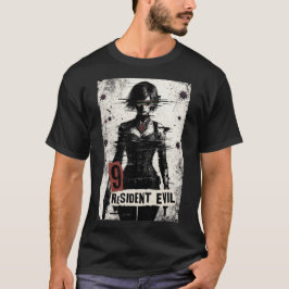 Biohazard Agent: Glitched Horror Heroine Tシャツ