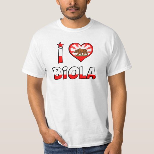 Biola、カリフォルニア Tシャツ (正面)