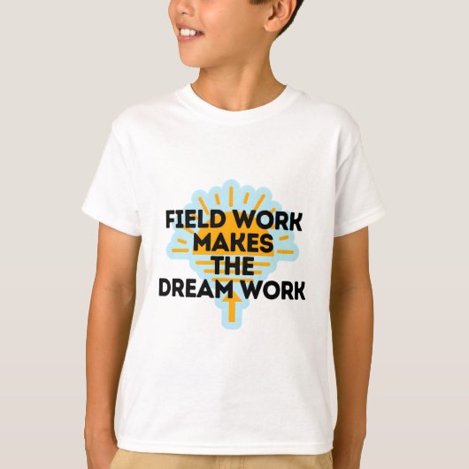 biologist field work tシャツ (正面)