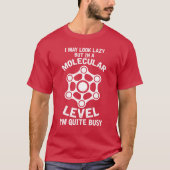 Biology Biologist Molecule Molecular Biologist gif Tシャツ (正面)