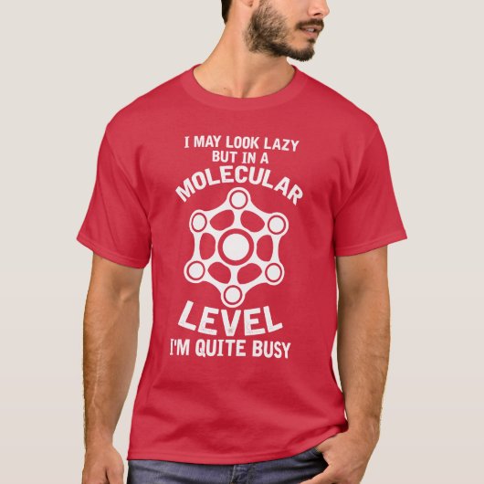 Biology Biologist Molecule Molecular Biologist gif Tシャツ (正面)