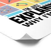 Biology Gifts | Biologists Teacher Science Student ポスター (角)