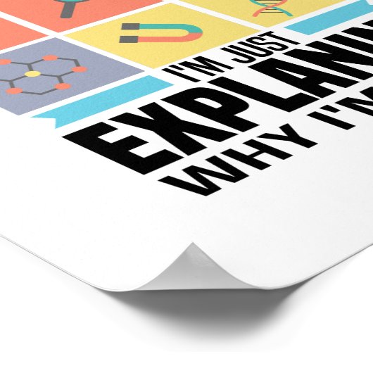 Biology Gifts | Biologists Teacher Science Student ポスター (角)