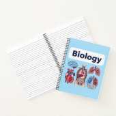 Biology Human Anatomy Organs Educational Notebook  ノートブック (内部)